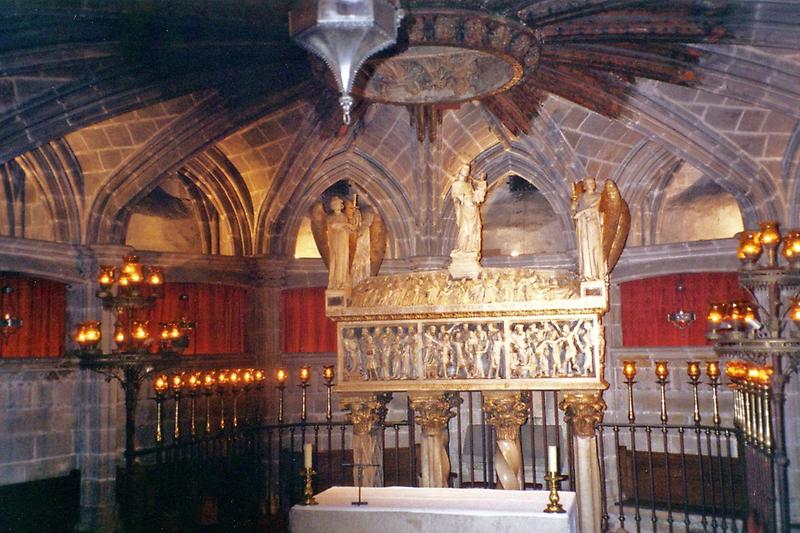 The crypt of the Cathedral