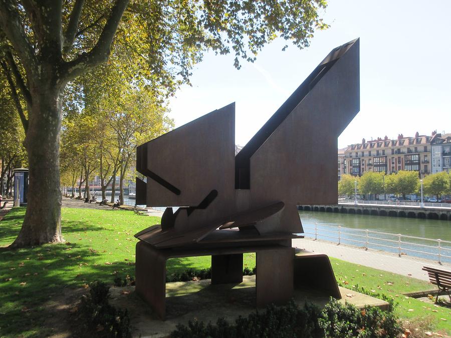 Bilbao - Brankako Irudia Sculpture 'Mascaron de Proa' 1986