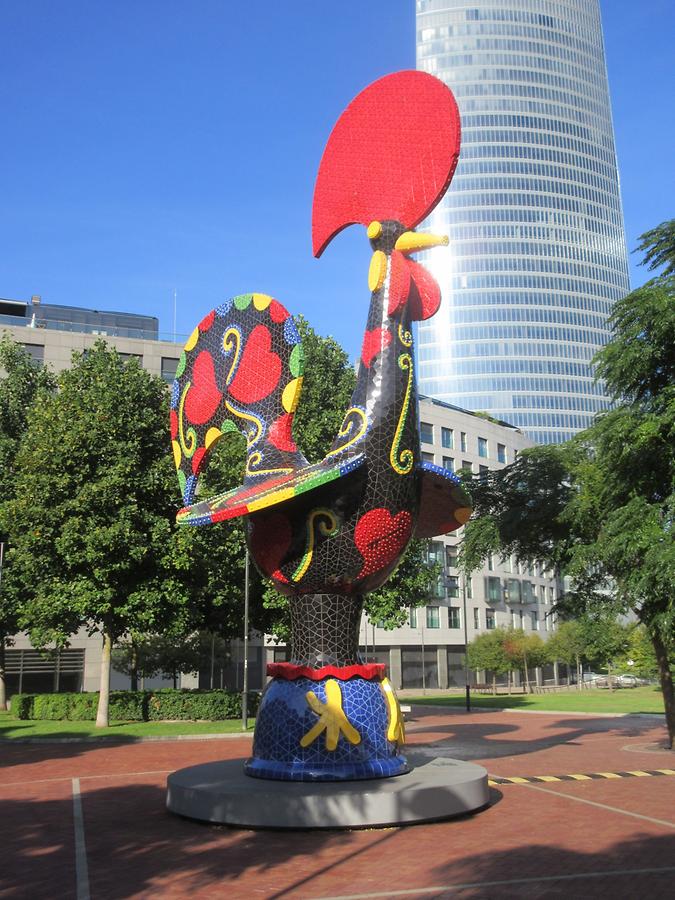 Bilbao - Guggenheim Museum - Joana Vasconcelos 'Pop Rooster' 2016