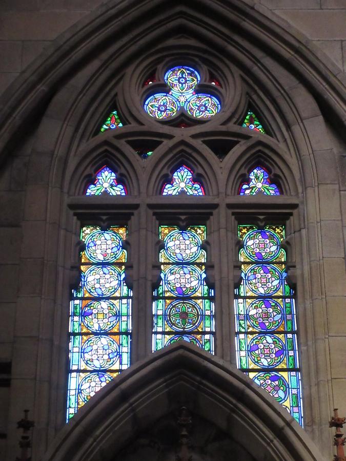 San Sebastian - Catedral de Buen Pastor - Window