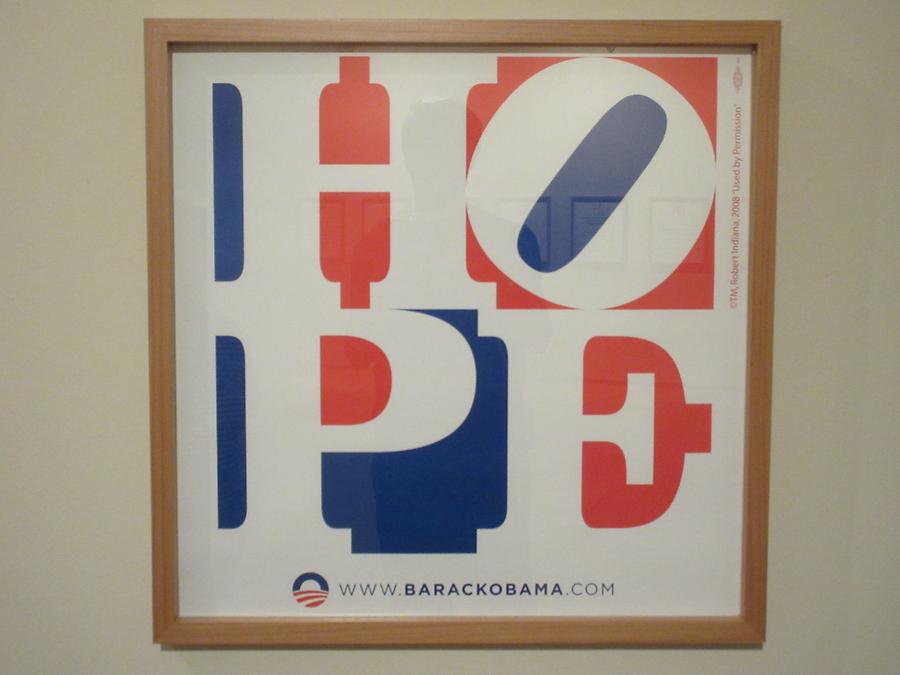 San Sebastian - Congress Palace 'Kursaal' - American Pop Art Exhibition - Robert Indiana 'Hope' 2008