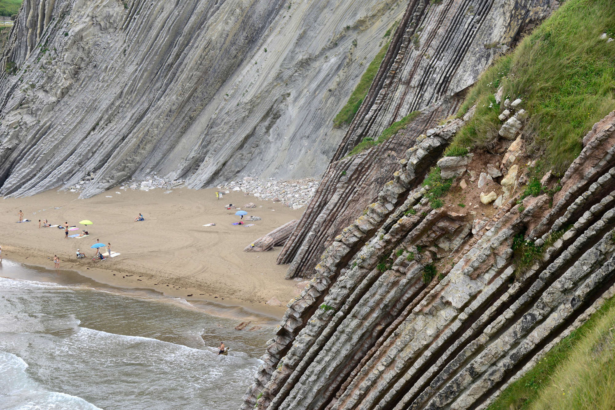 Flysch Rock Formation Zumaia NorthEast of Spain Pictures Spain
