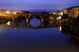 Puente la Reina at Night