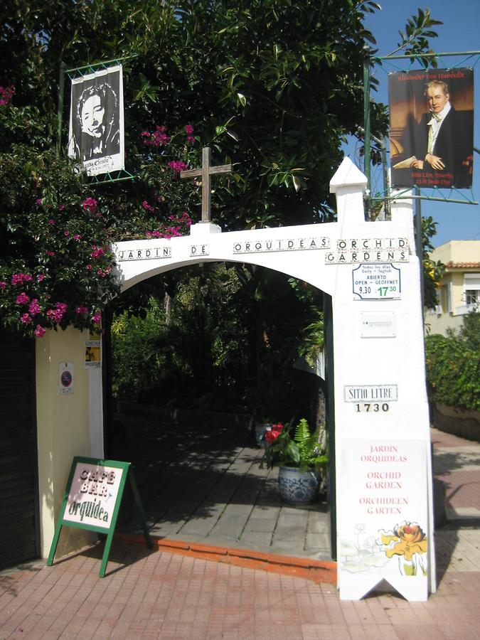Puerto de la Cruz - Jardin del Sitio Litre Jardin de Orquideas - Eingang