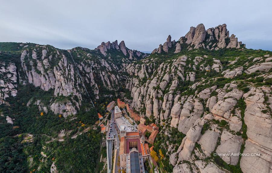 Abbey of Montserrat, Spain, © AirPano 