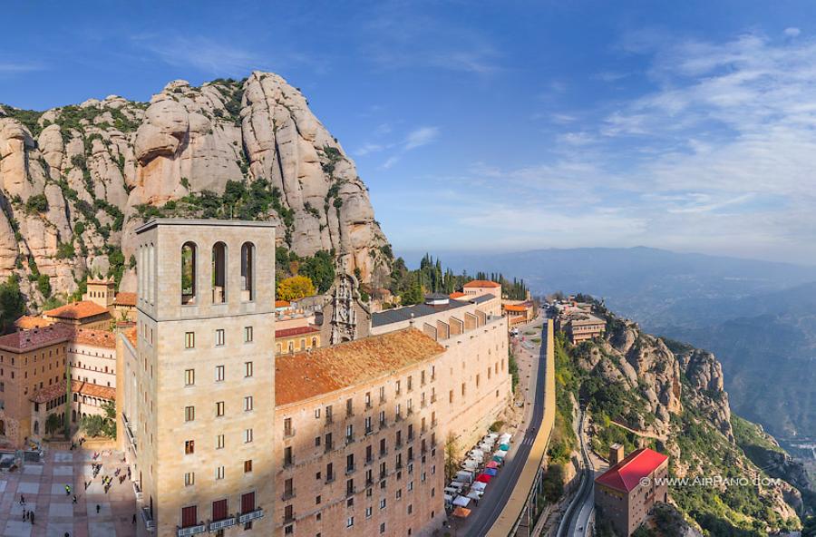 Abbey of Montserrat, Spain, © AirPano 