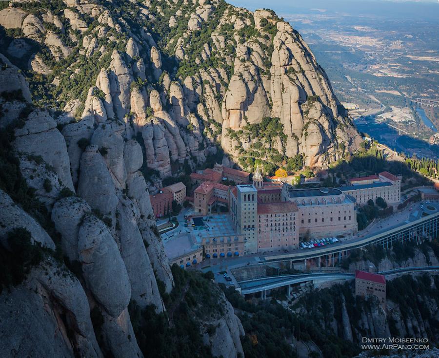 Abbey of Montserrat, Spain, © AirPano 