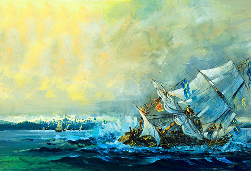 The sinking of the Vasa