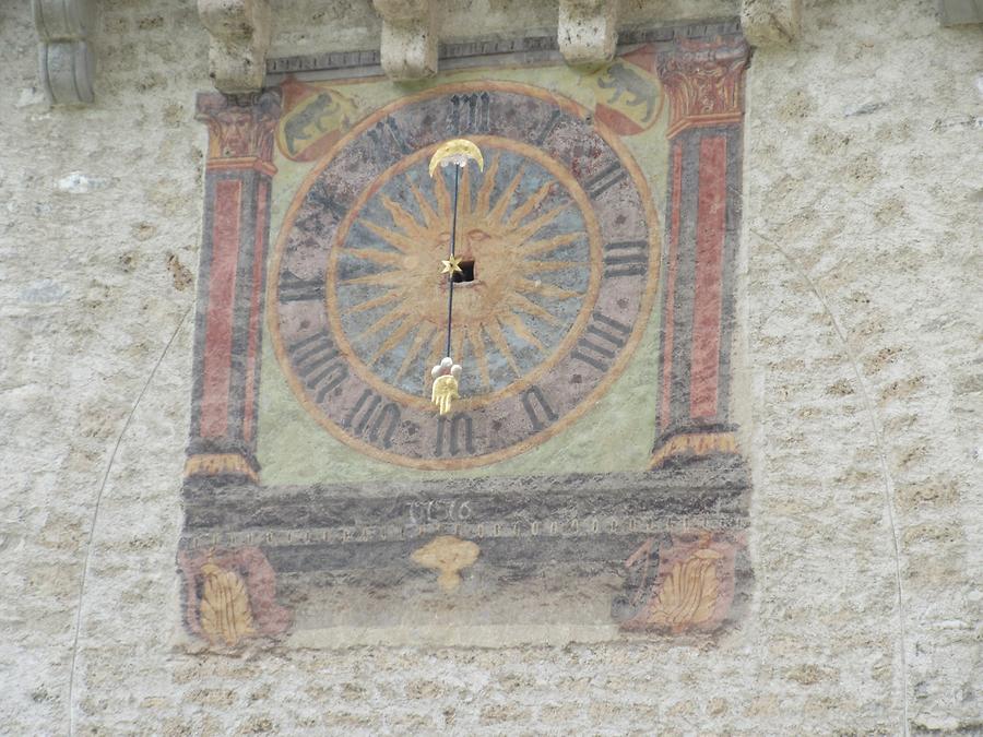 Veytaux - Chillon Castle; Clock