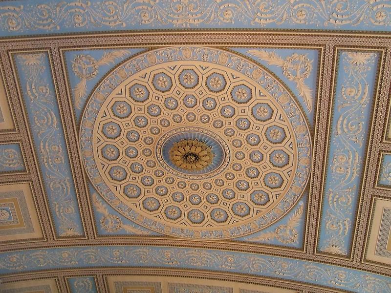 Carved ceiling of the Chapel