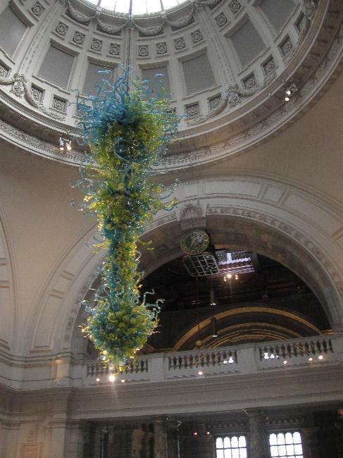 Glass Chandelier by Dale Chihuly