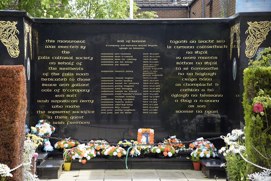 Belfast - Fall District; Garden of Remembrance