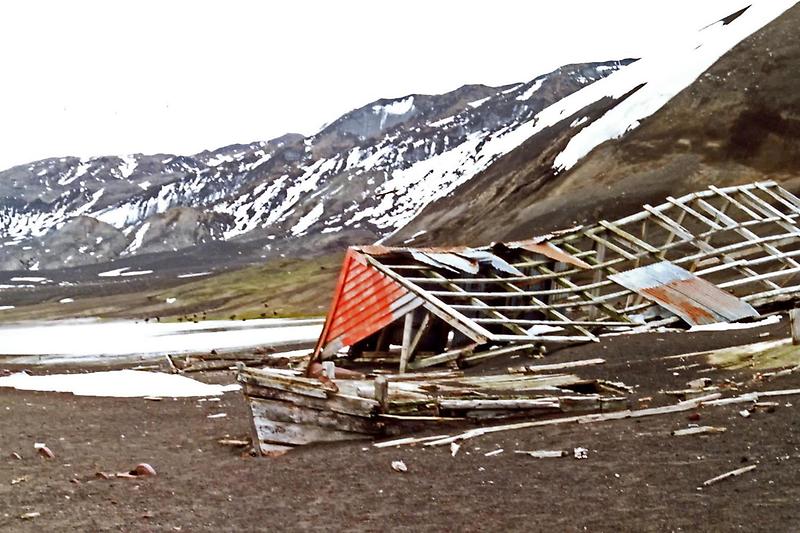 Remains of a whaling station