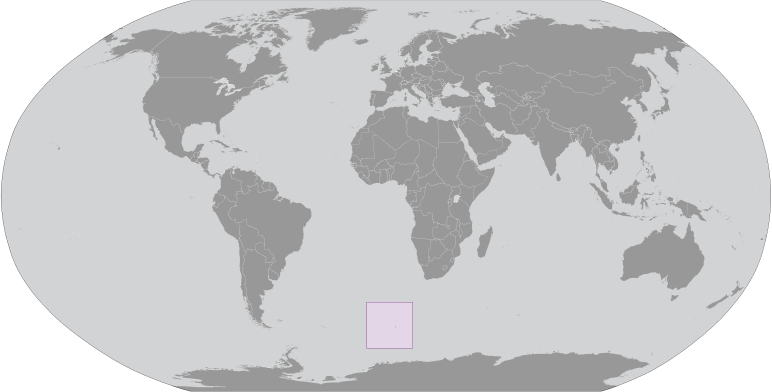 Bouvet Island in Antarctica