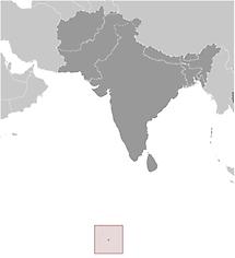 British Indian Ocean Territory in South Asia