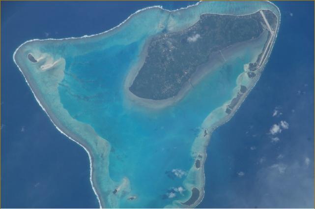 A close up view of Aitutaki