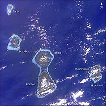 Fringing reefs becoming atolls