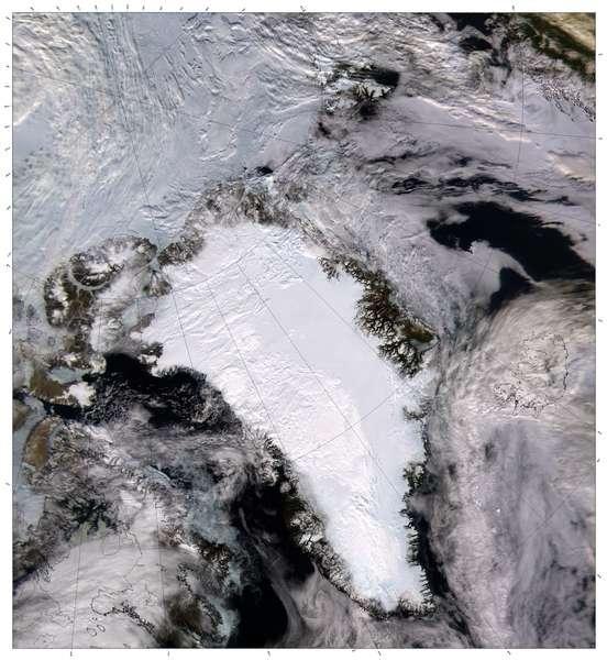 Greenland cloud free