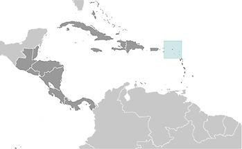 Saint Martin in Central America and Caribbean