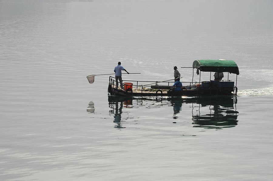 Fishermen, Sun Moon Lake